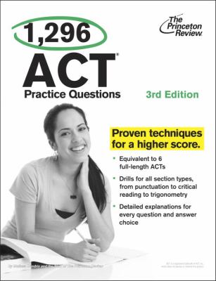 1,296 ACT Practice Questions, 3rd Edition  N/A 9780307945709 Front Cover