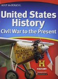 Holt McDougal United States History - Civil War to the Present  N/A 9780547484709 Front Cover