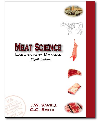 Meat Science, Laboratory Manual  8th 2009 9780896414709 Front Cover