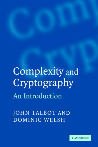 Complexity and Cryptography An Introduction  2005 9780521617710 Front Cover