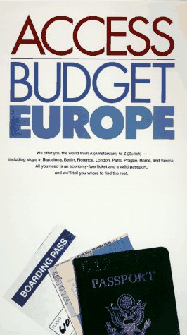 Access Budget Europe 2nd 1996 9780062771711 Front Cover