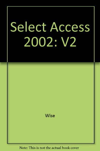 Microsoft Access 2002  2002 9780130601711 Front Cover