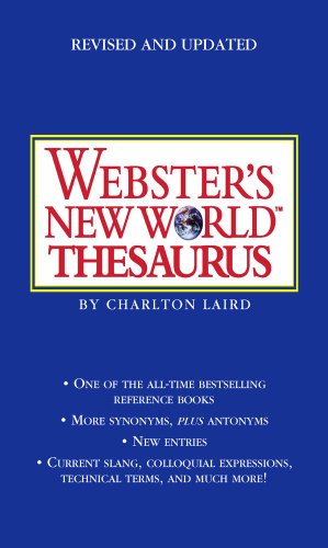 Webster's New World Thesaurus  3rd 2003 (Revised) 9780743470711 Front Cover