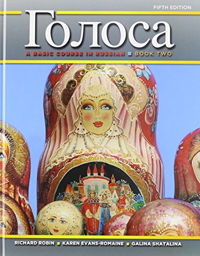 Golosa A Basic Course in Russian, Book Two Plus Student Activities Manual 5th 2014 9780205944712 Front Cover