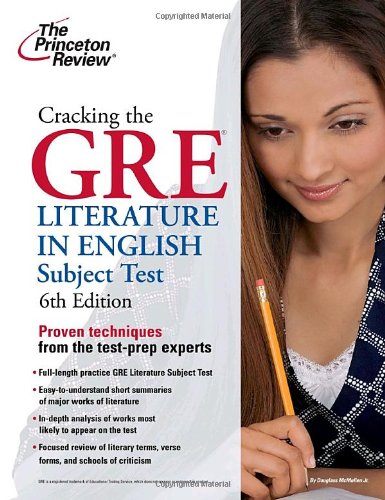 Cracking the GRE Literature in English Subject Test, 6th Edition  6th 9780375429712 Front Cover