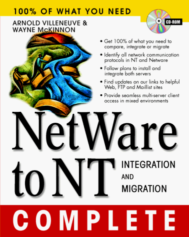 Netware to Windows NT Integration and Migration  1998 9780079131713 Front Cover