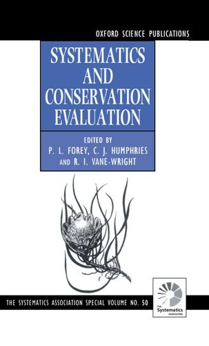 Systematics and Conservation Evaluation   1994 9780198577713 Front Cover