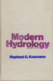 Modern Hydrology 2nd 1972 9780060435714 Front Cover