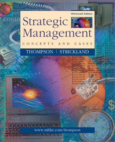 Strategic Management Concepts and Cases 13th 2003 9780072443714 Front Cover