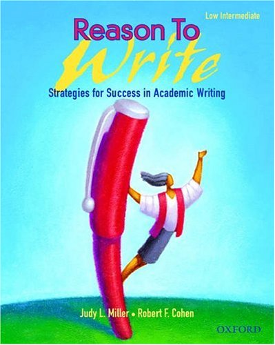 Reason to Write Strategies for Success in Academic Writing  2001 9780194367714 Front Cover
