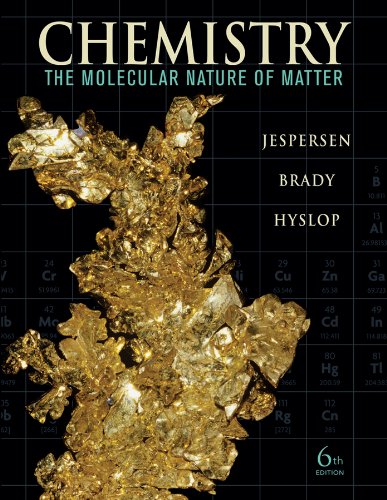 Chemistry The Molecular Nature of Matter 6th 2012 9780470577714 Front Cover