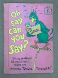 Oh Say Can You Say?   1980 9780001711716 Front Cover