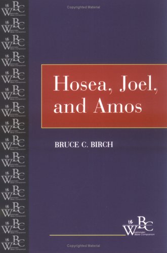 Hosea, Joel, and Amos  N/A 9780664252717 Front Cover
