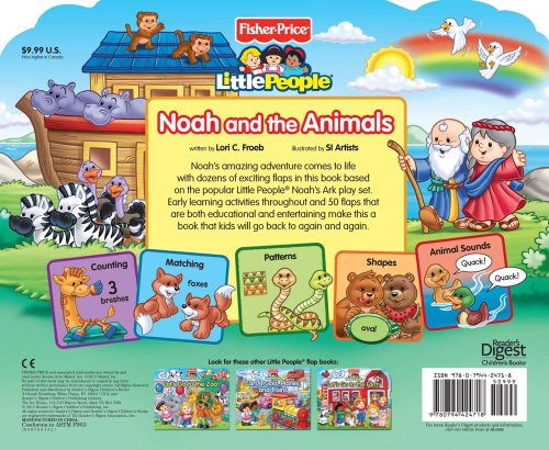 Fisher Price Little People Noah and the Animals  N/A 9780794424718 Front Cover
