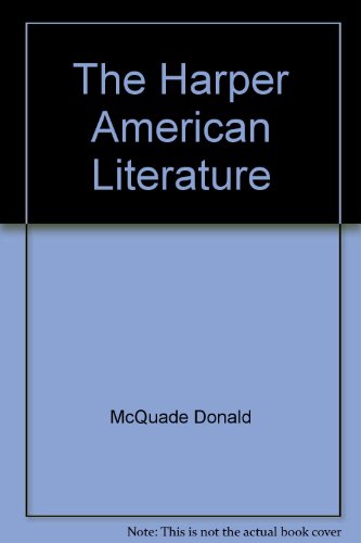 Harper American Literature   1987 9780060443719 Front Cover