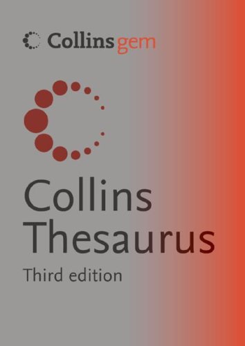 Collins Gem Thesaurus, 3rd Edition  3rd 9780060825720 Front Cover