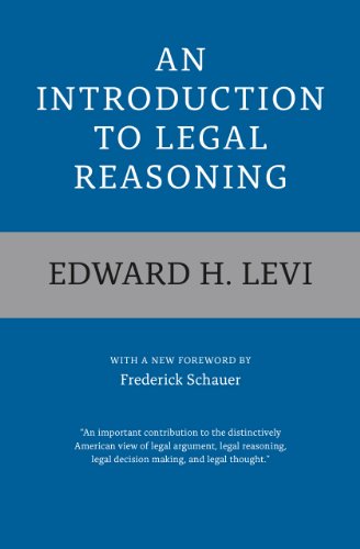 Introduction to Legal Reasoning  2nd 2013 9780226089720 Front Cover