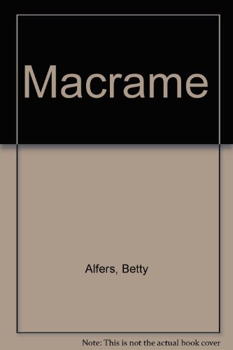 Macramé  1972 9780245508721 Front Cover