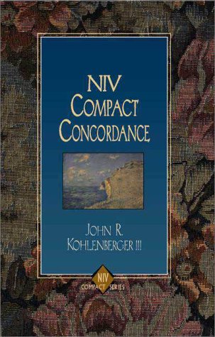 NIV Compact Concordance   1999 9780310228721 Front Cover
