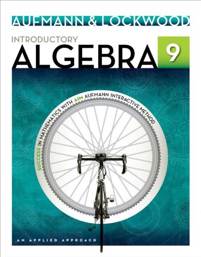 Introductory Algebra An Applied Approach 9th 2014 (Revised) 9781285420721 Front Cover