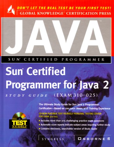 Sun Certified Programmer for Java 2  2000 (Student Manual, Study Guide, etc.) 9780072123722 Front Cover