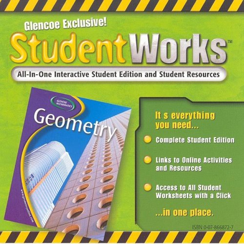 Glencoe Geometry, StudentWorks CD-ROM   2005 9780078668722 Front Cover