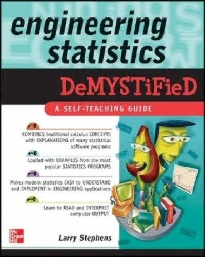 Engineering Statistics Demystified   2007 9780071462723 Front Cover