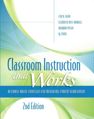Classroom Instruction That Works Research-Based Strategies for Increasing Student Achievement 2nd 2014 9780133366723 Front Cover