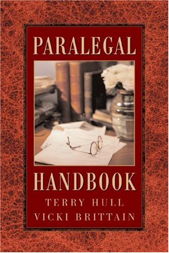 Paralegal Handbook   2003 9780766807723 Front Cover