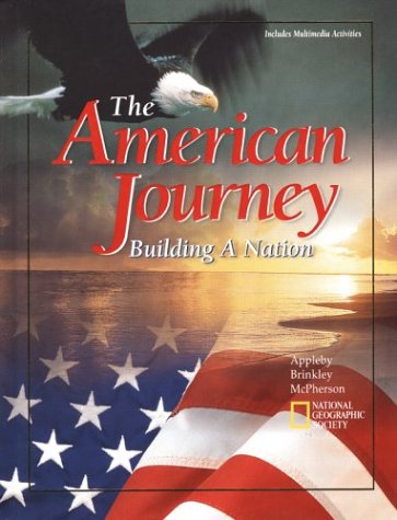 American Journey Building a Nation  2000 (Student Manual, Study Guide, etc.) 9780028218724 Front Cover