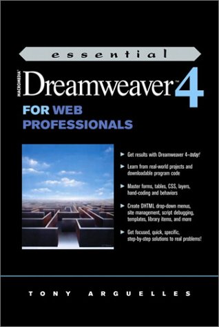 Essential Macromedia Dreamweaver for Web Professionals   2002 9780130315724 Front Cover