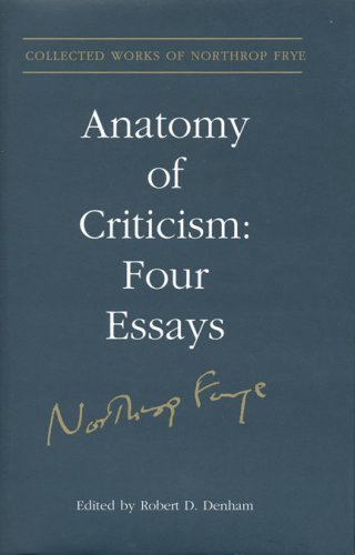 Anatomy of Criticism  2nd 2007 9780802092724 Front Cover