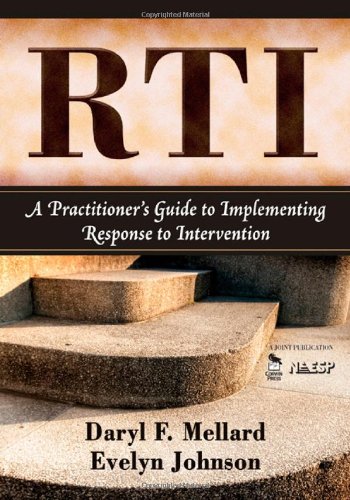 RTI A Practitioner's Guide to Implementing Response to Intervention  2008 9781412957724 Front Cover