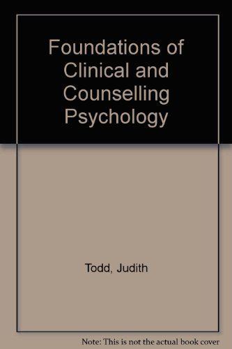 Foundations of Clinical and Counseling Psychology  1988 9780060466725 Front Cover