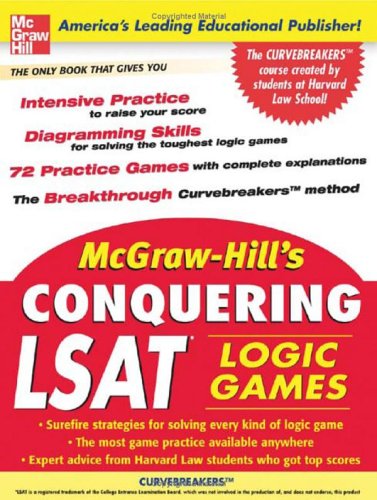 McGraw-Hill's Conquering LSAT Logic Games   2006 9780071468725 Front Cover