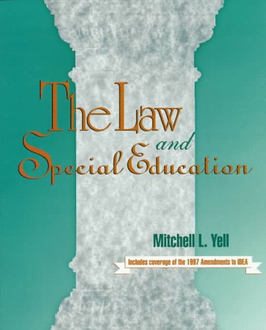 Law and Special Education   1998 (Teachers Edition, Instructors Manual, etc.) 9780024308726 Front Cover