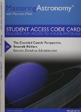 MasteringAstronomy with Pearson EText -- Standalone Access Card -- the Essential Cosmic Perspective  7th 2015 9780321928726 Front Cover