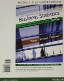 Business Statistics: Books a La Carte Edition  2014 9780321944726 Front Cover