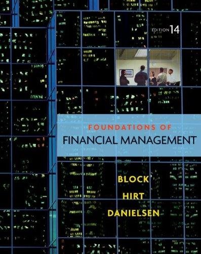 Foundations of Financial Management 14th 2011 9780073530727 Front Cover