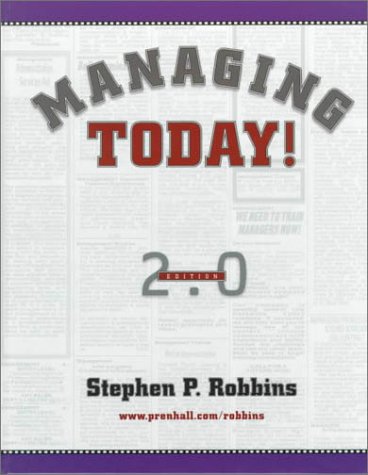 Managing Today!  2nd 2000 9780130116727 Front Cover