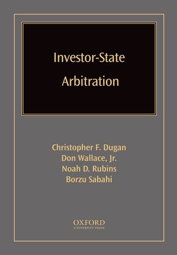 Investor-State Arbitration   2011 9780199795727 Front Cover
