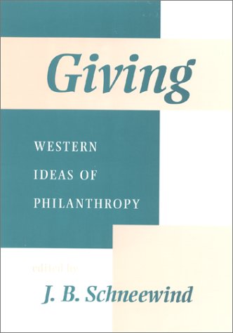 Giving Western Ideas of Philanthropy  1996 9780253330727 Front Cover