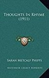 Thoughts in Rhyme  N/A 9781168877727 Front Cover