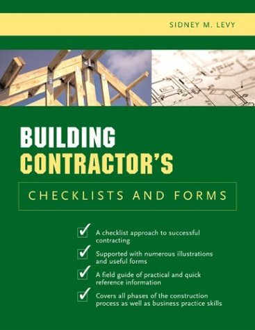 Building Contractor's Checklists and Forms   2005 9780071441728 Front Cover