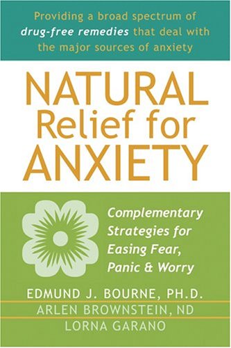 Natural Relief for Anxiety Complementary Strategies for Easing Fear, Panic, and Worry  2004 9781572243729 Front Cover