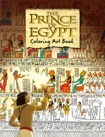 Prince of Egypt Coloring Art Book  N/A 9780140564730 Front Cover