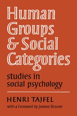 Human Groups and Social Categories Studies in Social Psychology  1981 9780521280730 Front Cover