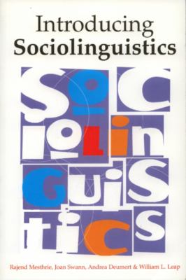 Introducing Sociolinguistics N/A 9780748607730 Front Cover