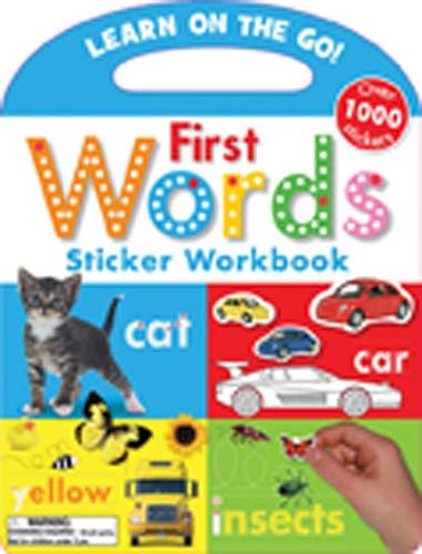 First Words Sticker Workbook   2010 (Workbook) 9781848795730 Front Cover
