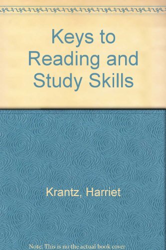 Keys to Reading and Study Skills 4th 9780030549731 Front Cover